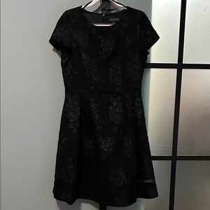 Jessica Howard Black Floral Dress